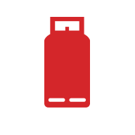 Cylinder hand truck icon
