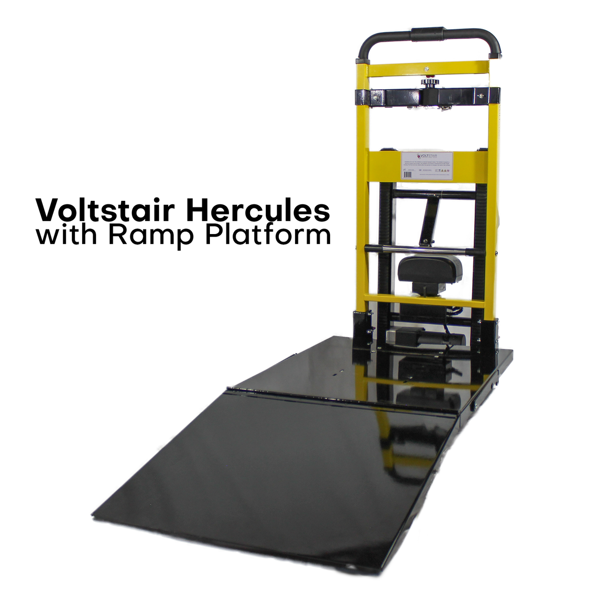 Voltstair Hercules Powered Stair Climbing Hand Truck (500 lbs.), Maximum Capacity Motorized Stair Climber Dolly for Appliances, Safes and Warehouse Freight