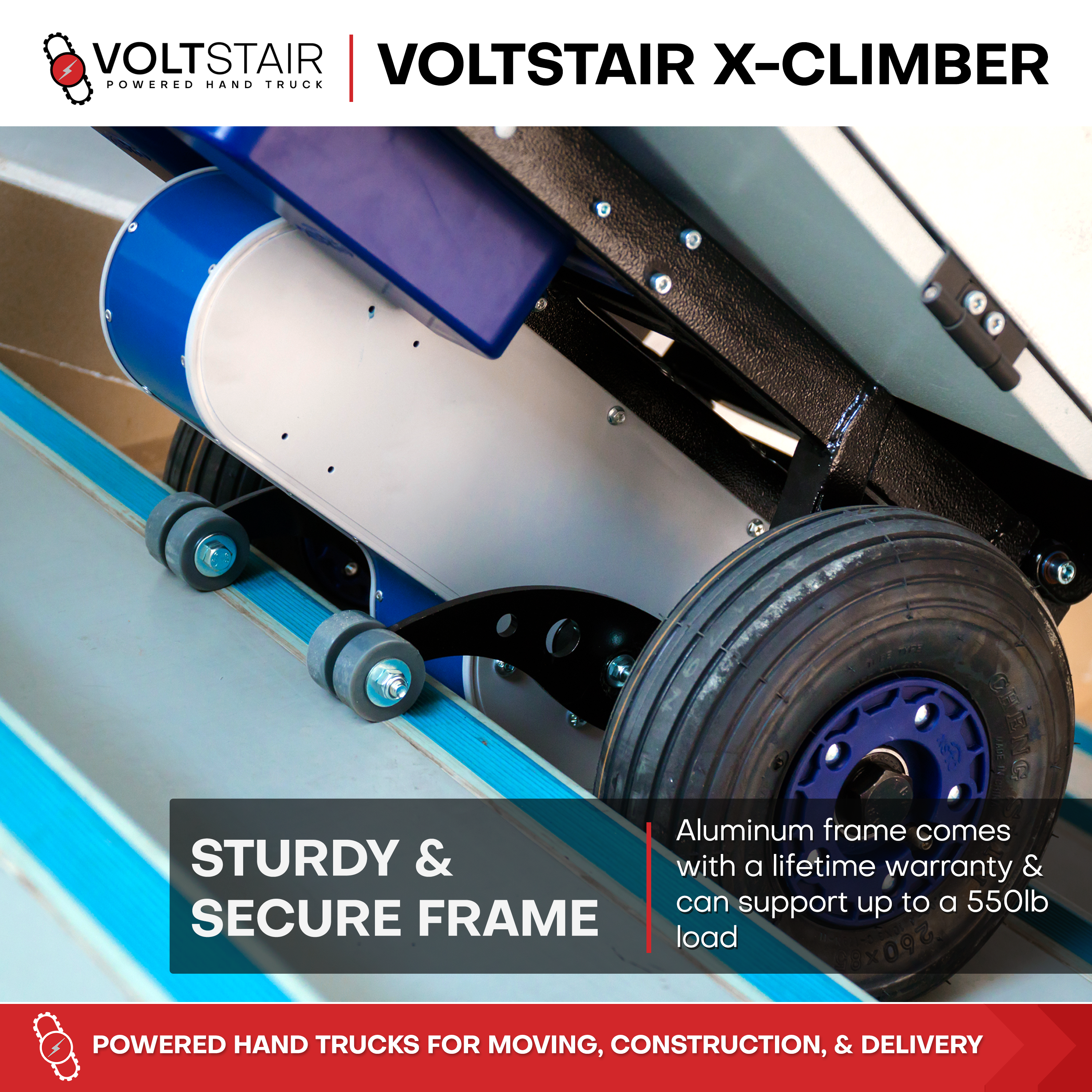 Voltstair X-Climber Powered Stair Climbing Hand Truck