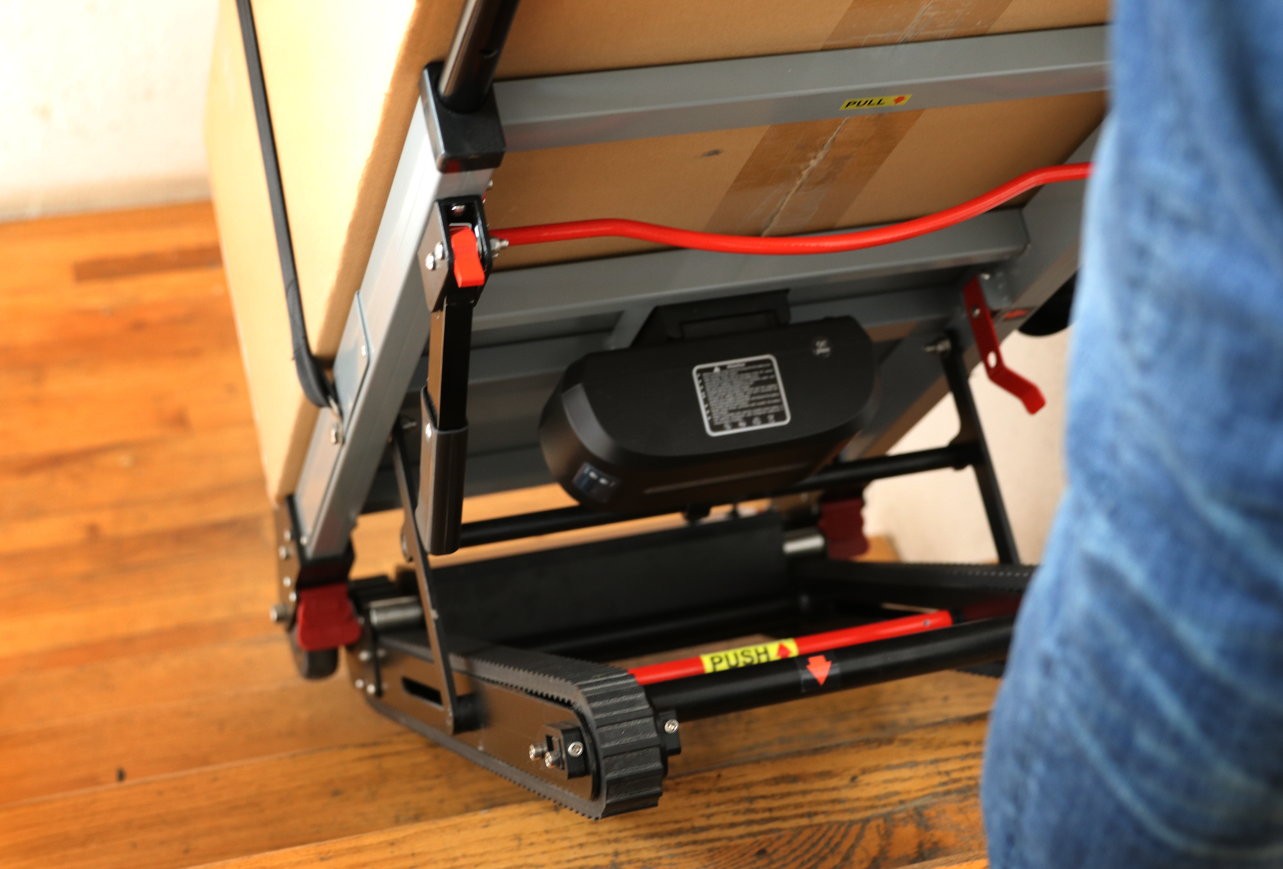 Voltstair being used on a staircase
