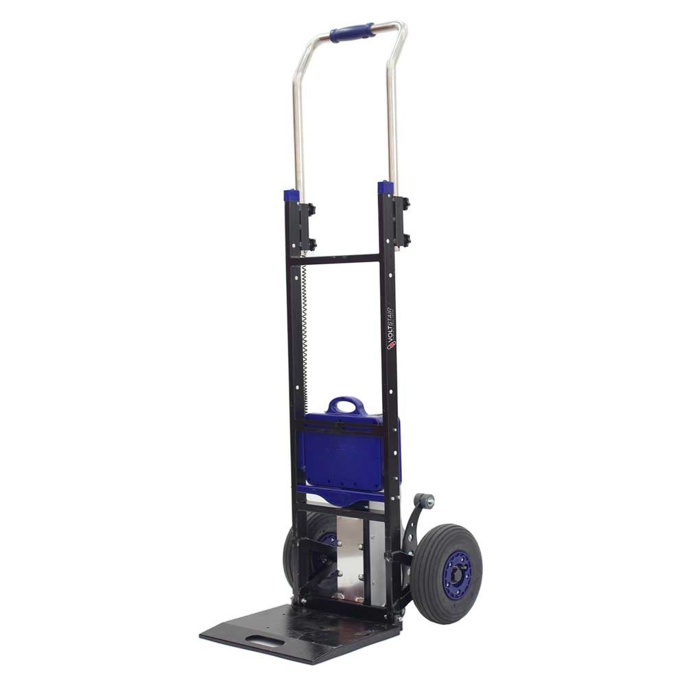 Voltstair X-Climber Powered Stair Climbing Hand Truck (375 lbs.), Motorized Stair Climber Dolly with X-Lifting Brace for Appliance Installers and Trades